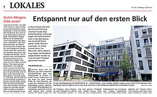 Wetterauer Zeitung 05072021 Interview Dr. Class