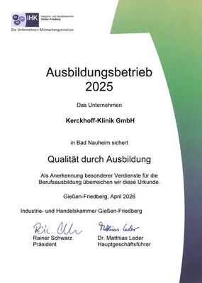 Ausbildungsbetrieb 2025