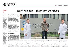 Artikel Wetterauer Zeitung vom 202012022 Transplantation