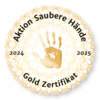 Aktion Saubere Hände - Gold Zertifikat -