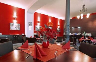 Breakfast room in our guesthouse