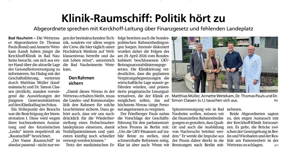 Politik hört zu 