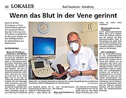 Wetterauer Zeitung 27052021 Artikel Dr. Kainer