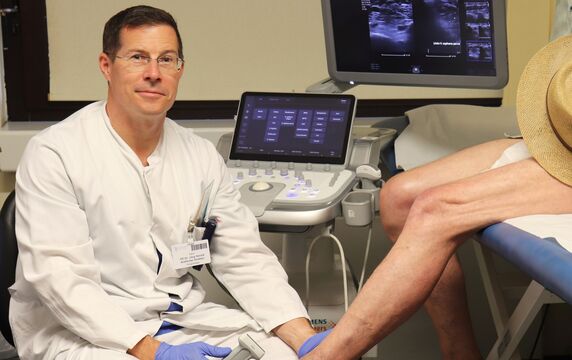 Ultraschalluntersuchung der Venen