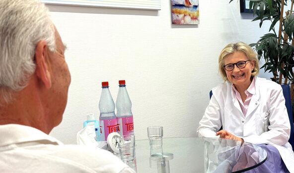 Psychokardiologie: Gespräch nach Behandlung